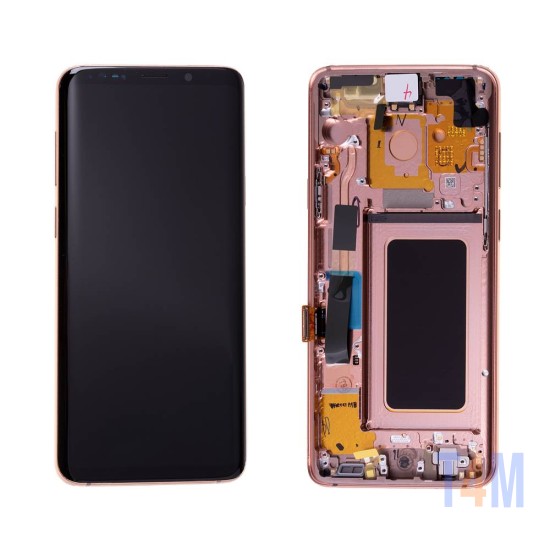 Touch+Display with Frame Samsung S9 Plus/G965F 6.2" Service Pack (GH97-21691E/21692E) Gold